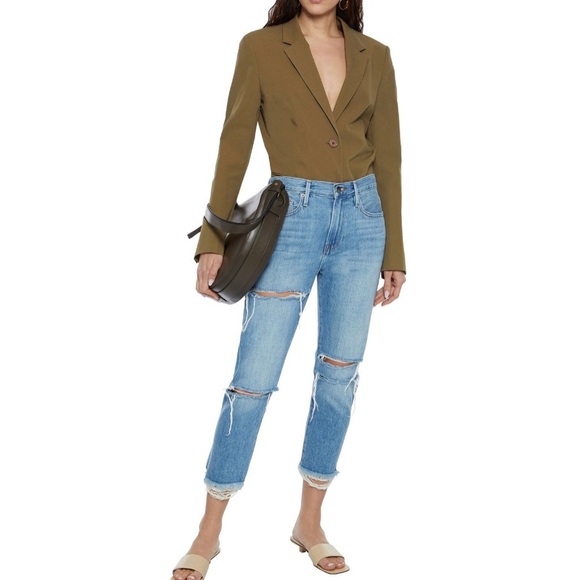 FRAME Le Beau Crop cropped distressed boyfriend Jeans - Women’s Sizes 29 30 NEW